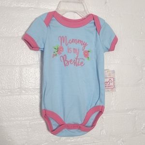 "Mommy is my Bestie" Onesie NWT